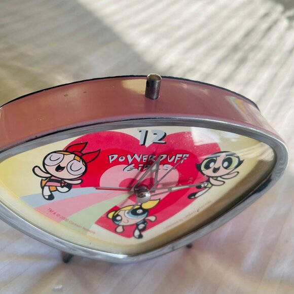 Vintage - POWERPUFF GIRLS DESK Clock. Collectors Item. Battery Operated. - Picture 4 of 7